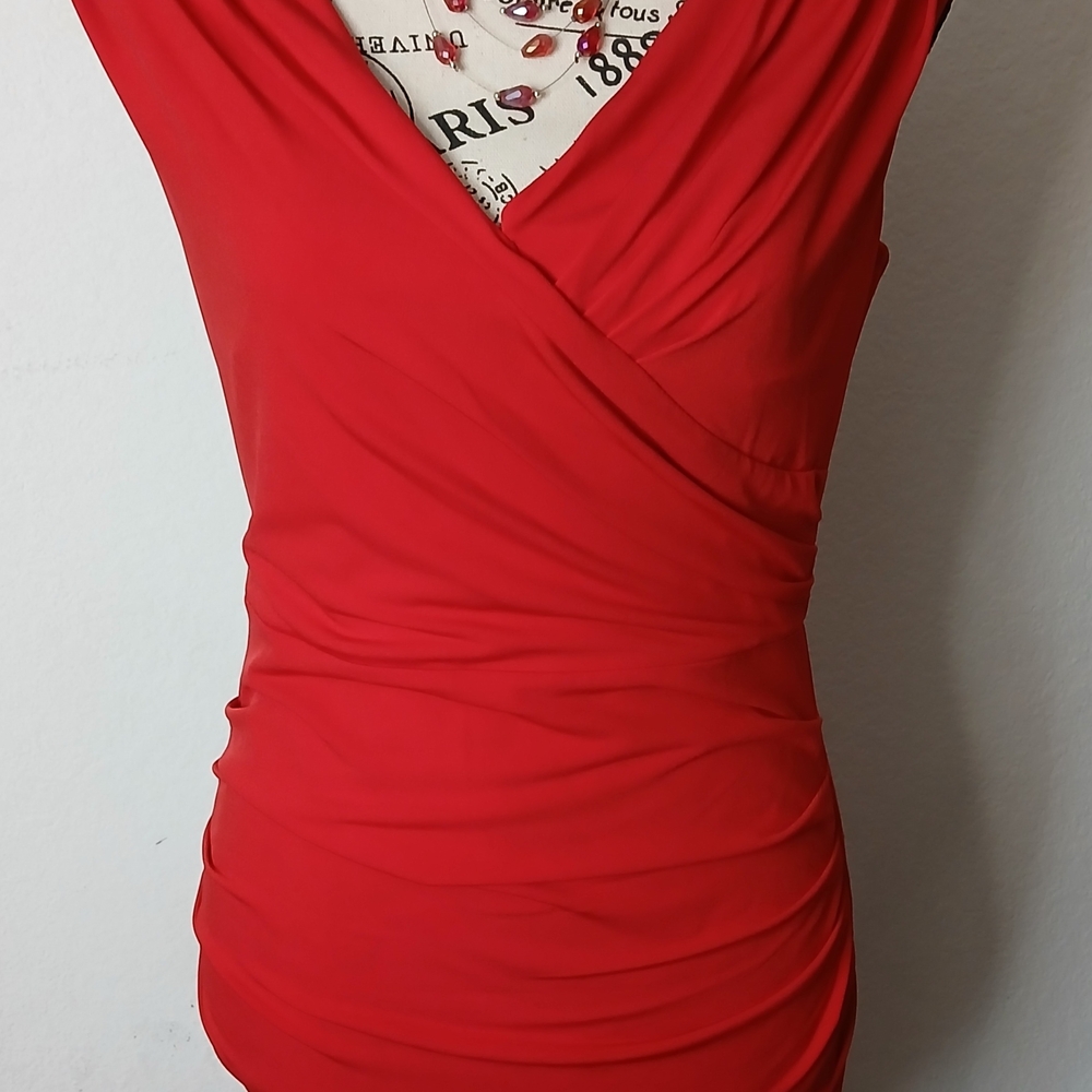 Elegant Red Women's Top